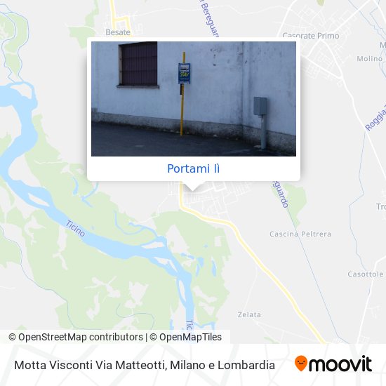 Mappa Motta Visconti Via Matteotti