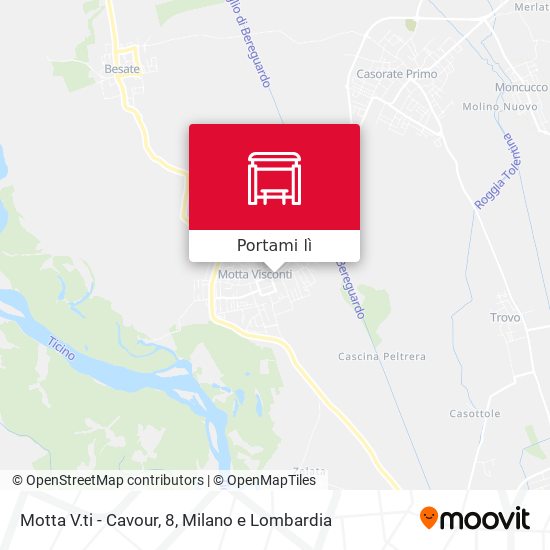 Mappa Motta V.ti - Cavour, 8