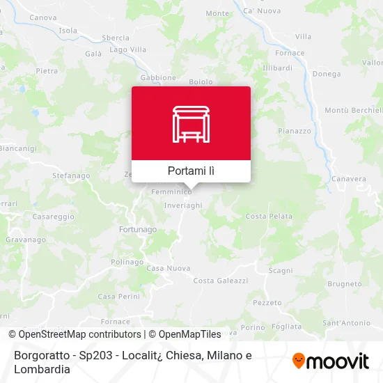 Mappa Borgoratto - Sp203 - Localit¿ Chiesa