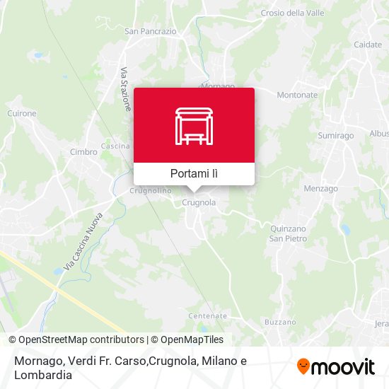 Mappa Mornago, Verdi Fr. Carso,Crugnola