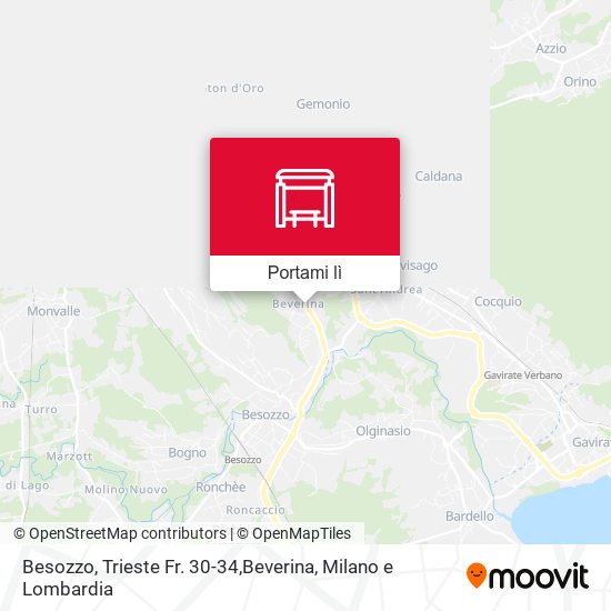 Mappa Besozzo, Trieste Fr. 30-34,Beverina