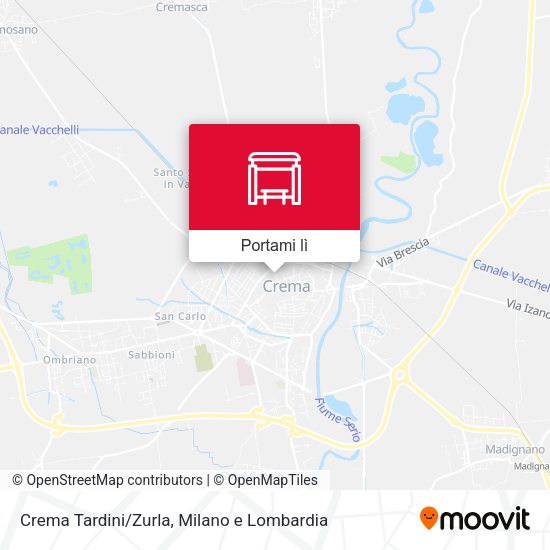 Mappa Crema Tardini/Zurla