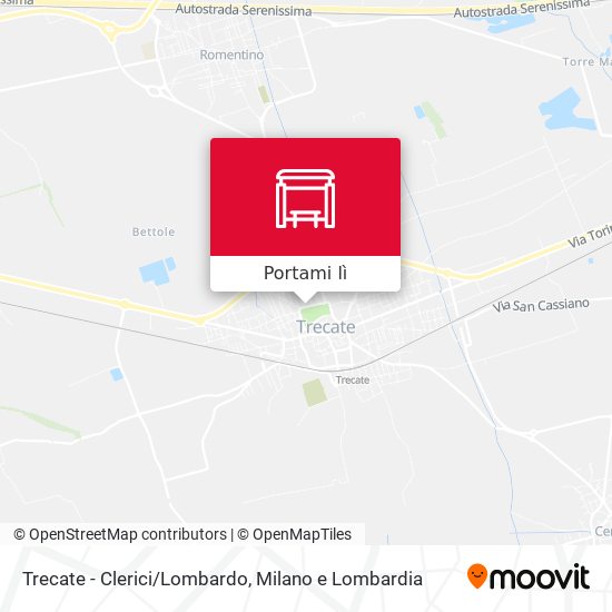 Mappa Trecate - Clerici/Lombardo