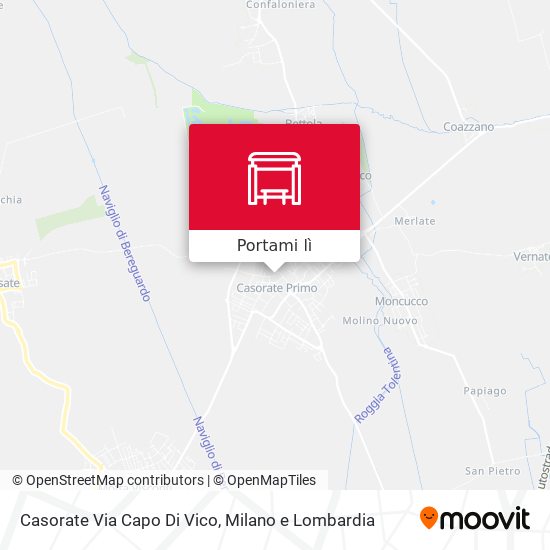 Mappa Casorate Via Capo Di Vico