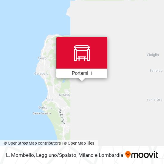 Mappa L. Mombello, Leggiuno/Spalato