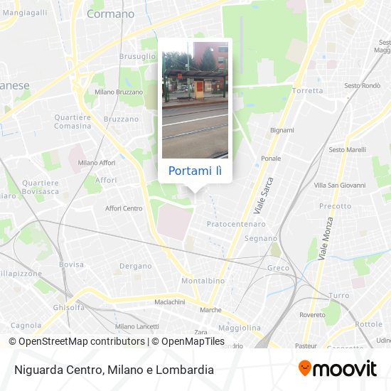 Mappa Niguarda Centro