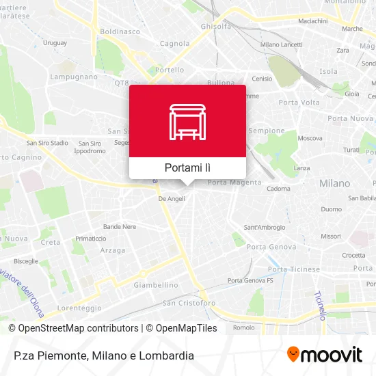 Mappa P.za Piemonte