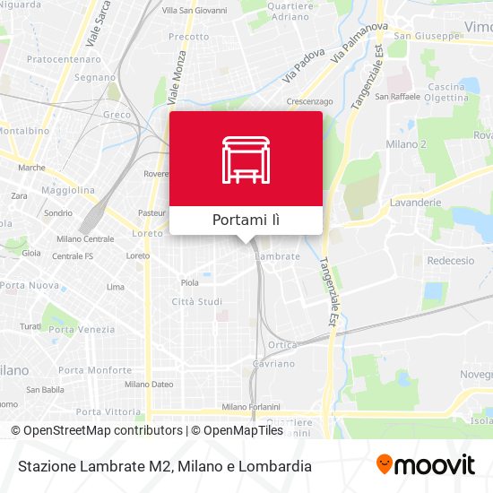 Mappa Stazione Lambrate M2