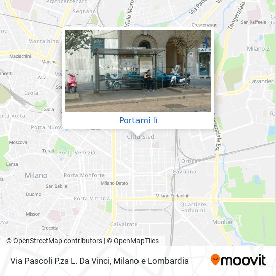 Mappa Via Pascoli P.za L. Da Vinci