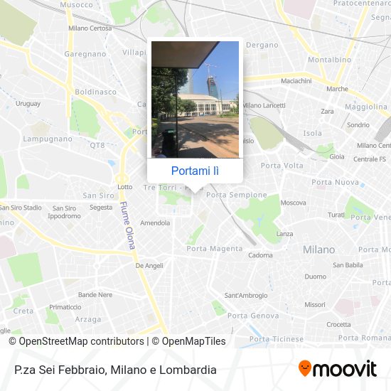 Mappa P.za Sei Febbraio