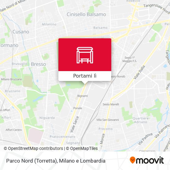 Mappa Parco Nord (Torretta)