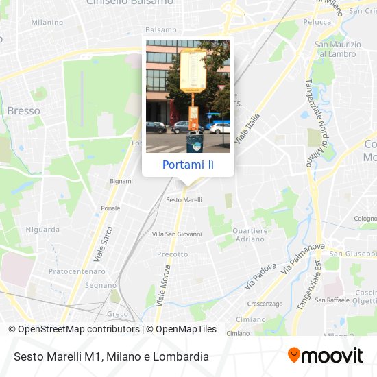 Mappa Sesto Marelli M1