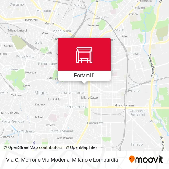 Mappa Via C. Morrone Via Modena