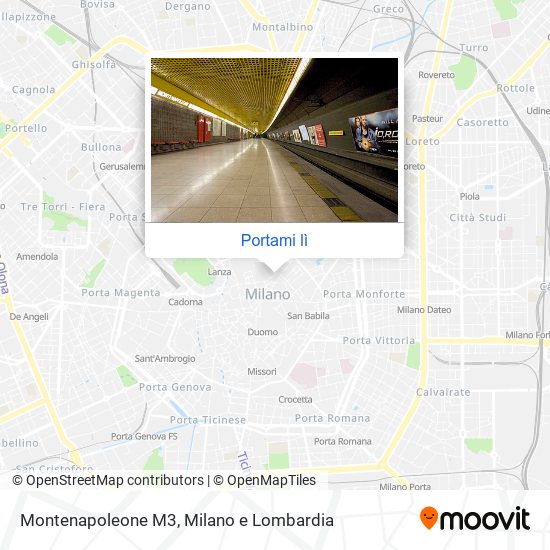 Mappa Montenapoleone M3