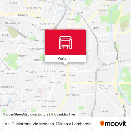 Mappa Via C. Morrone Via Modena