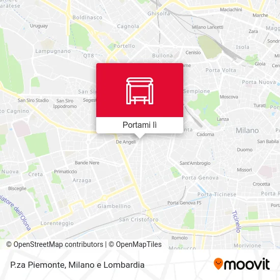 Mappa P.za Piemonte