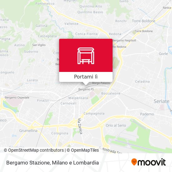 Mappa Bergamo Stazione