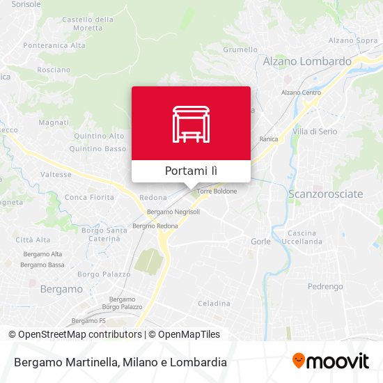 Mappa Bergamo Martinella