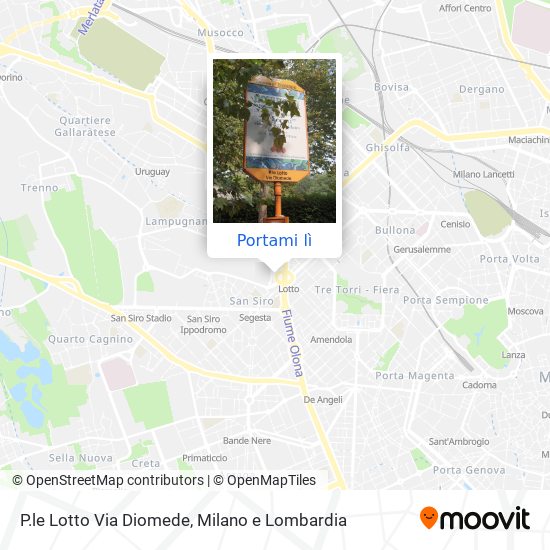 Mappa P.le Lotto Via Diomede