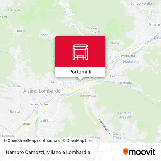 Mappa Nembro Camozzi