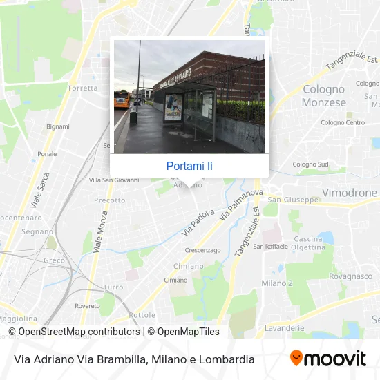 Mappa Via Adriano Via Brambilla