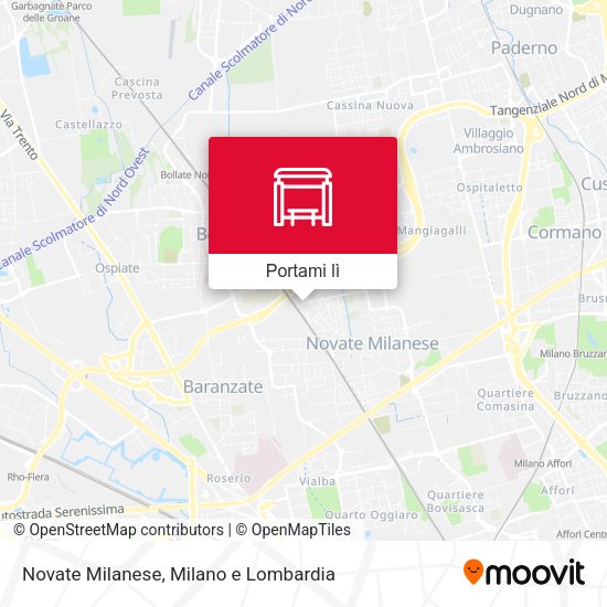 Mappa Novate Milanese