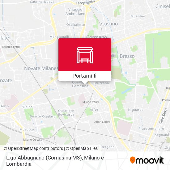 Mappa L.go Abbagnano (Comasina M3)