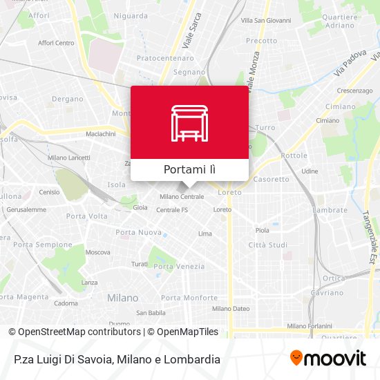Mappa P.za Luigi Di Savoia