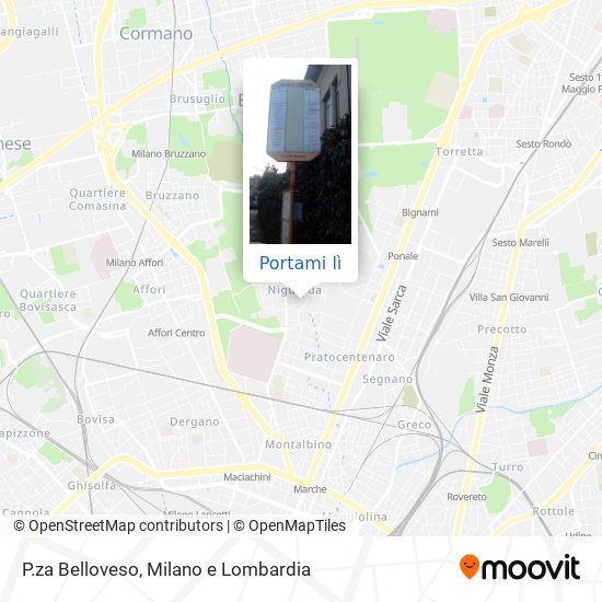 Mappa P.za Belloveso