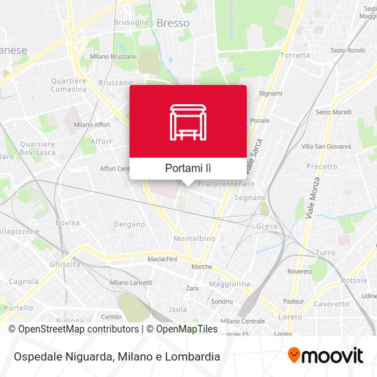 Mappa Ospedale Niguarda