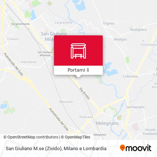 Mappa San Giuliano M.se (Zivido)
