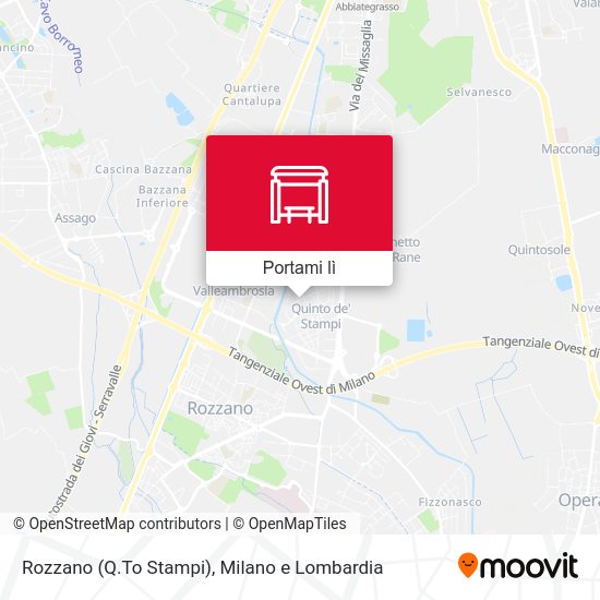 Mappa Rozzano (Q.To Stampi)
