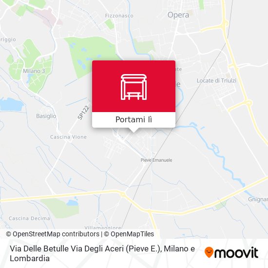 Mappa Via Delle Betulle Via Degli Aceri (Pieve E.)