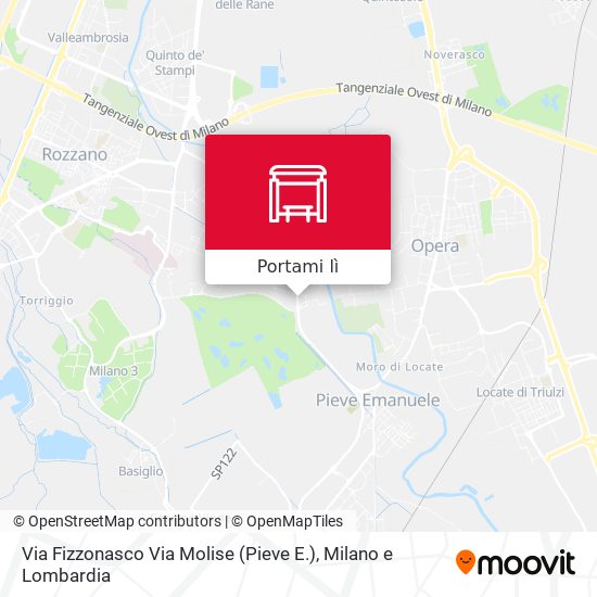 Mappa Via Fizzonasco Via Molise (Pieve E.)