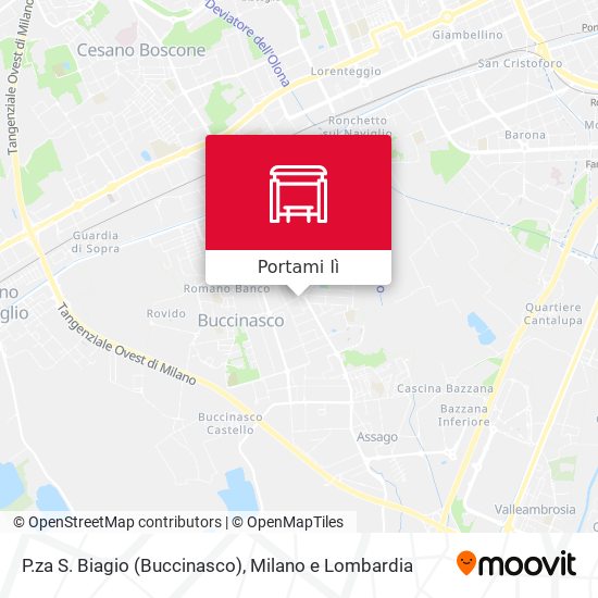 Mappa P.za S. Biagio (Buccinasco)