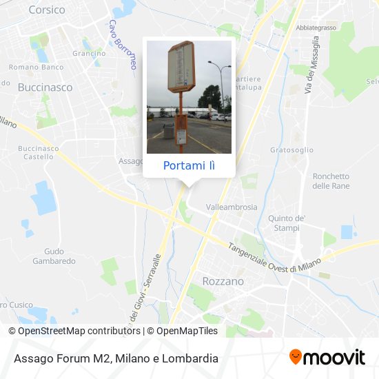 Mappa Assago Forum M2
