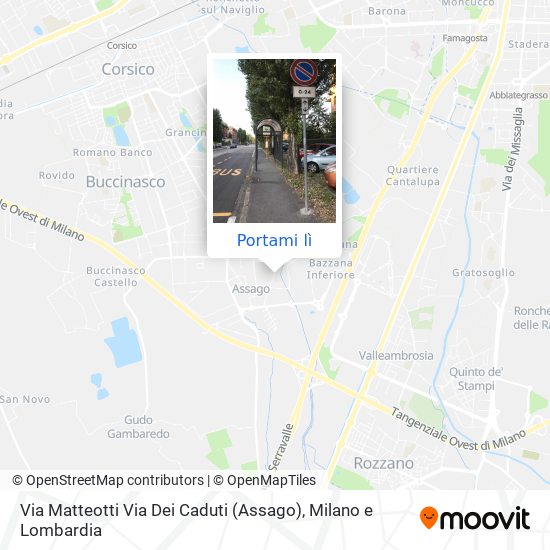 Mappa Via Matteotti Via Dei Caduti (Assago)