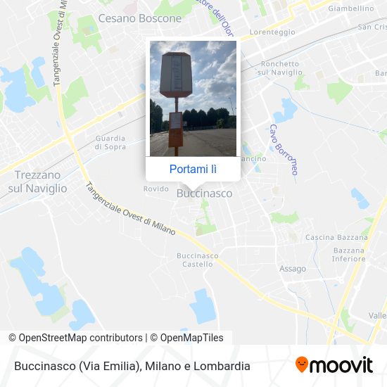 Mappa Buccinasco (Via Emilia)