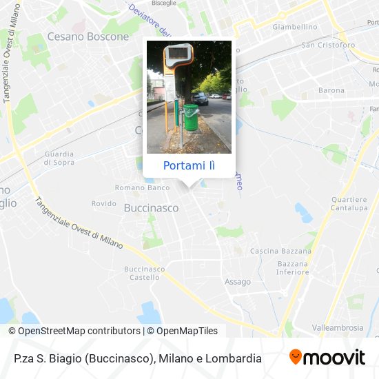 Mappa P.za S. Biagio (Buccinasco)
