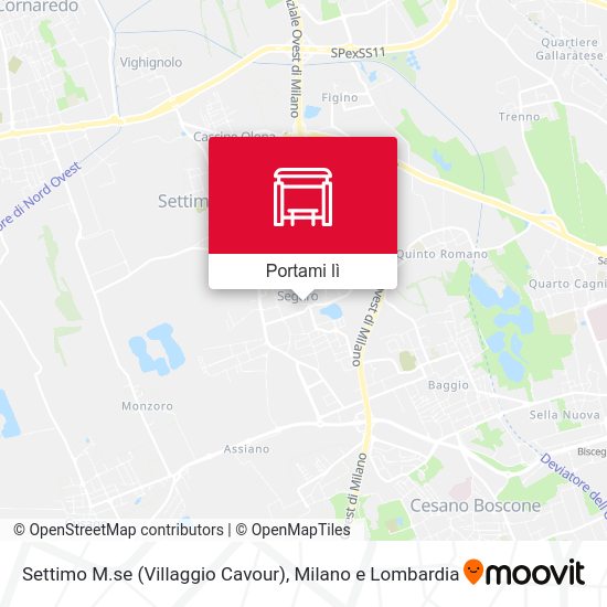 Mappa Settimo M.se (Villaggio Cavour)