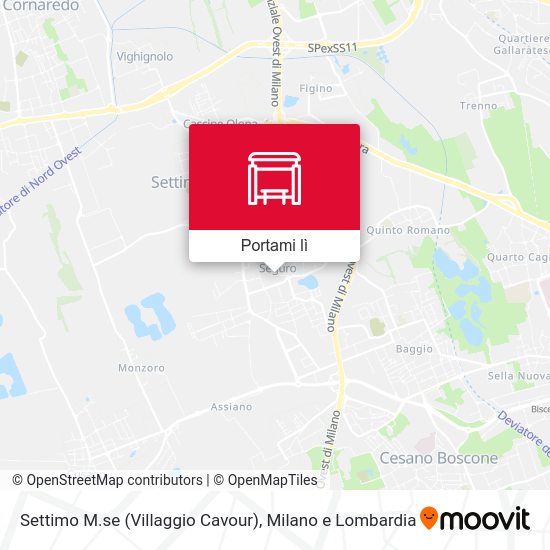 Mappa Settimo M.se (Villaggio Cavour)