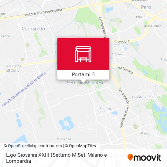 Mappa L.go Giovanni XXIII (Settimo M.Se)