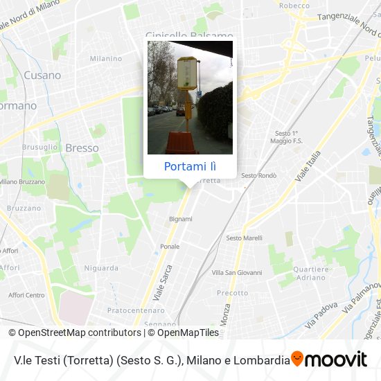 Mappa V.le Testi (Torretta) (Sesto S. G.)