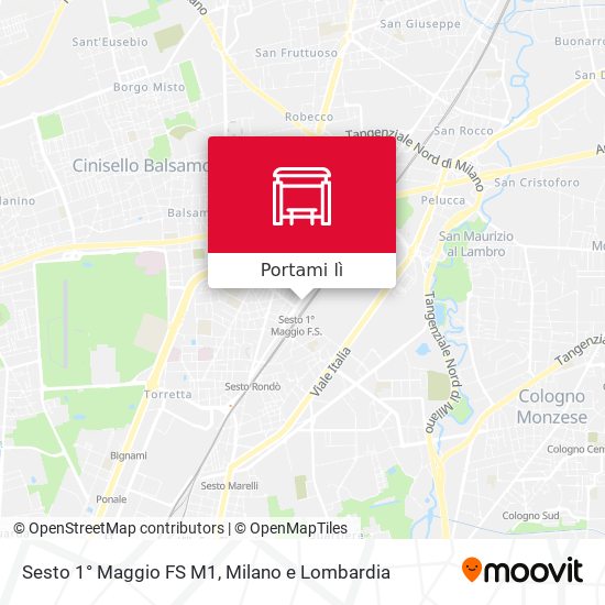 Mappa Sesto 1° Maggio FS M1