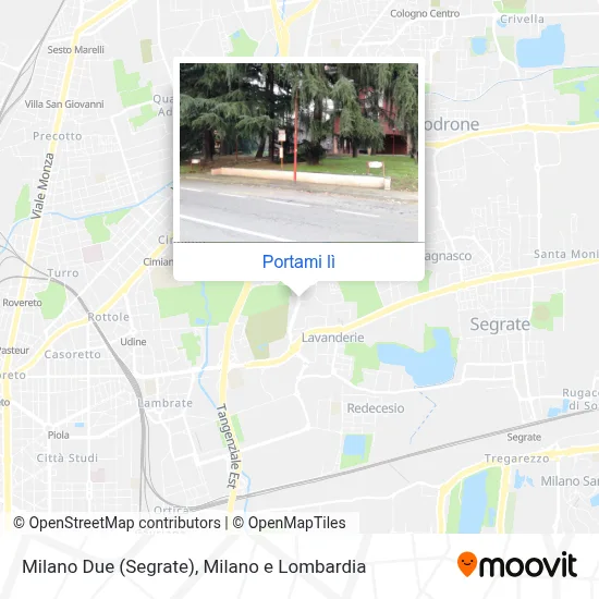 Mappa Milano Due (Segrate)