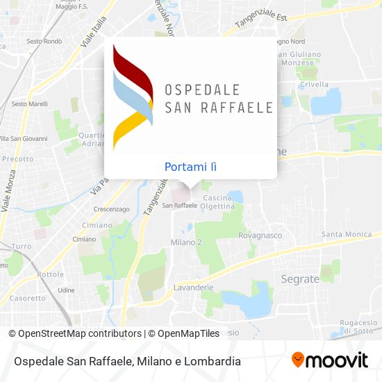 Mappa Ospedale San Raffaele