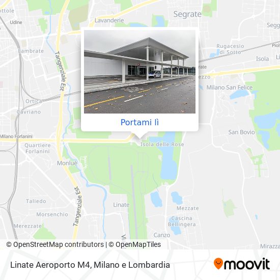 Mappa Linate Aeroporto M4