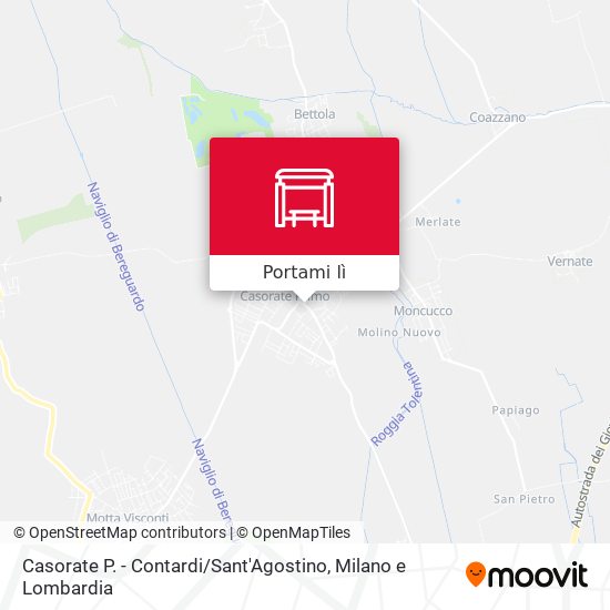 Mappa Casorate P. - Contardi / Sant'Agostino