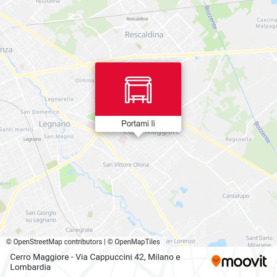 Mappa Cerro Maggiore -  Via Cappuccini 42