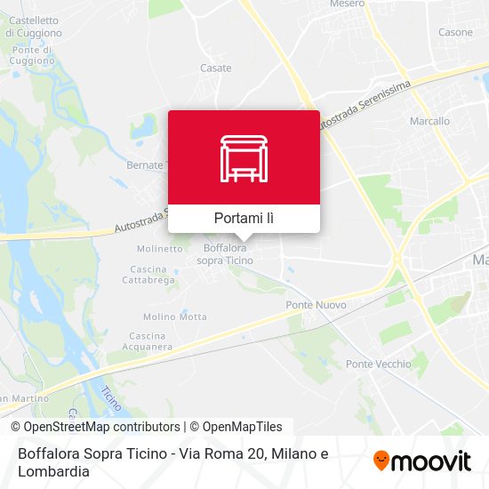 Mappa Boffalora Sopra Ticino -  Via Roma 20